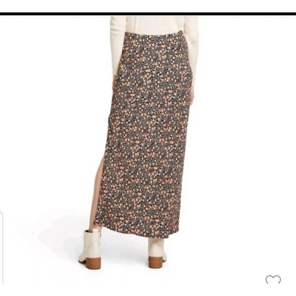 Nili Lotan Women's Target Floral Slit Maxi Skirt Size Large - Picture 2 of 6